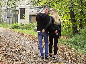 Russian couple has a sultry afternoon sheer pleasure