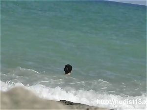 nudist beach vid fabulous cock-squeezing supersluts